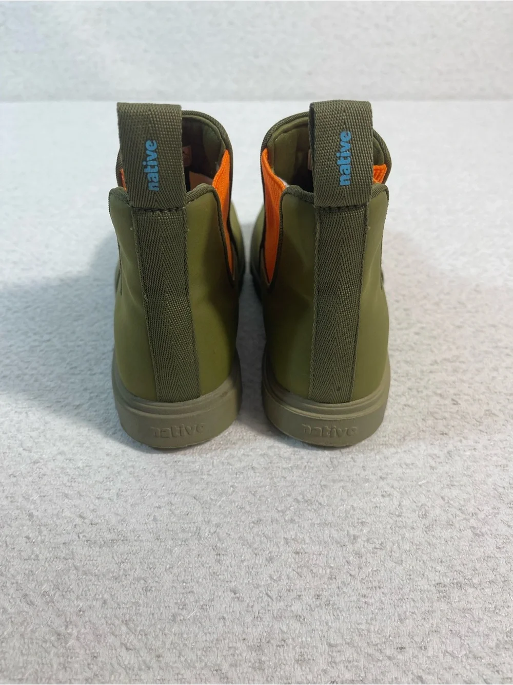 Native Kensington Treklite Chelsea Boot Slip On Kids US J1 UK13 EU32.5 Green#529